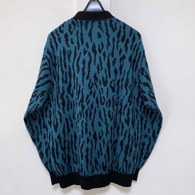 L【WACKOMARIA】 青)LEOPARD POLO SHIRT／新品 メンズのトップス(ポロシャツ)の商品写真