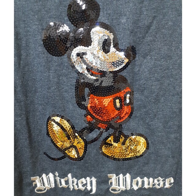 Disney(ディズニー)の新品 未使用 タグなし ディズニー ミッキーマウス ロンT L～LLサイズ レディースのトップス(Tシャツ(長袖/七分))の商品写真