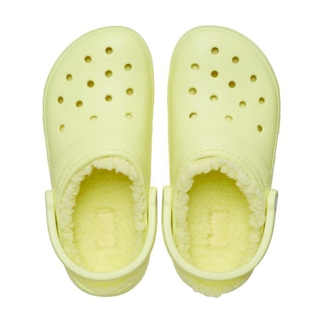 crocs(クロックス)の29cm クロックス クラシック ラインド クロッグ サルファー イエロー ボア メンズの靴/シューズ(サンダル)の商品写真