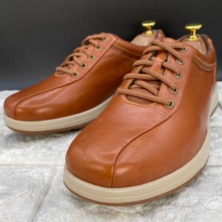 ロックポート(ROCKPORT)の✨新品 ROCKPORT BARECOVE ロックポート レザースニーカー 茶(スニーカー)