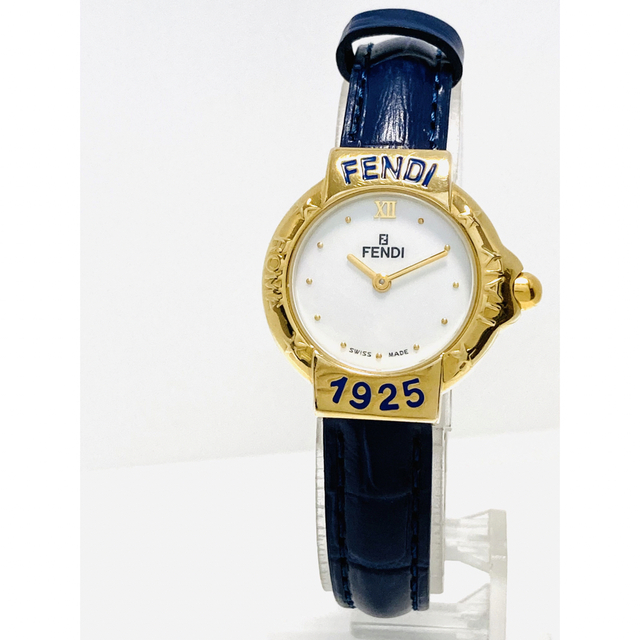 美品! FENDI フェンディ 電池&ベルト新品交換済み レディース腕時計