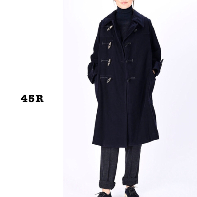 45R | アツコットンフランネルのAKIYAダッフルコート 【高額売筋