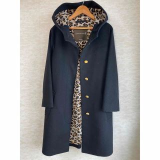 マッキントッシュロンドン ダッフルコート ロング丈 ブラック ウール