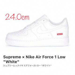 シュプリーム(Supreme)のSupreme × Nike Air Force 1 Low "White" (スニーカー)