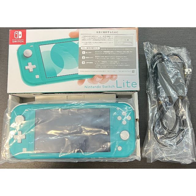 (354) 整備済み Switch Lite ターコイズ 外装交換済みNintendo_Switch