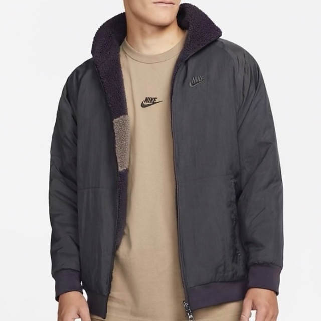 NIKE ナイキ SWOOSH リバーシブル ボアジャケット パープル 3XL