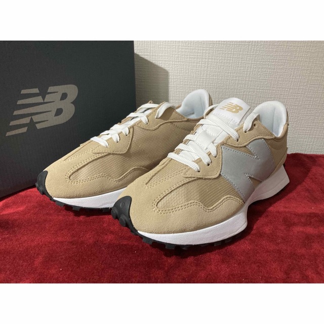 新品ニューバランスnewbalanceメンズスニーカーMS327ベージュ27cmNewBalance