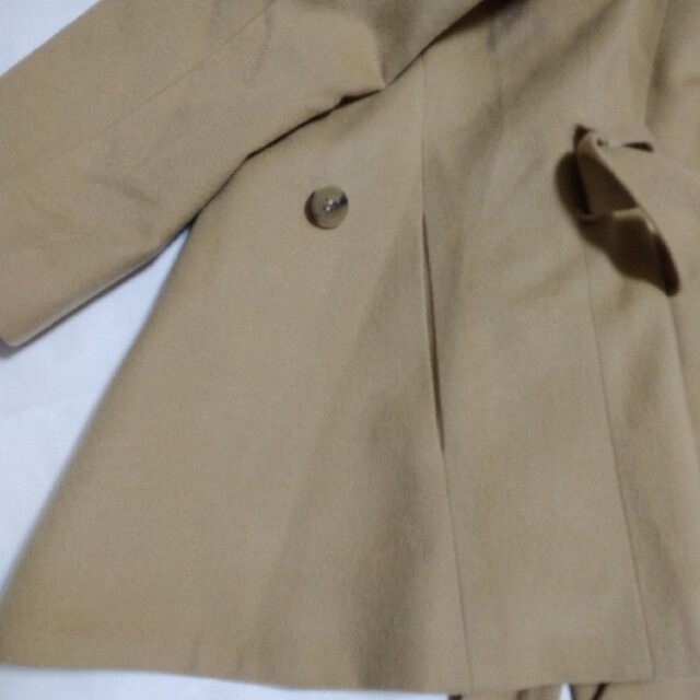 UNTITLED(アンタイトル)のUNTITLED アンタイトル Pコート ウール カシミヤ混 日本製 レディースのジャケット/アウター(ピーコート)の商品写真