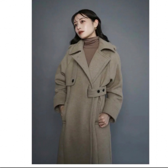 L’or   Geelong Wool Coat  レディースのジャケット/アウター(ロングコート)の商品写真