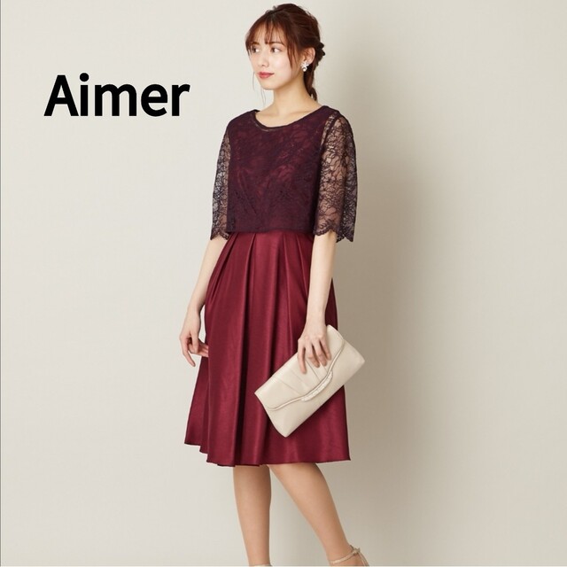 週間売れ筋 Aimer エメ ドレス ワイン ecousarecycling.com