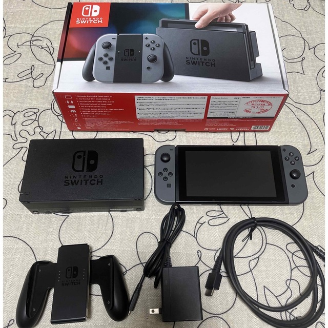 保証書 Nintendo Switch 初期型モデル グレー 家庭用ゲーム機本体