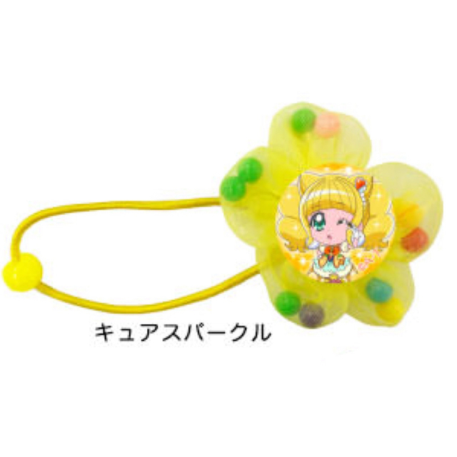 プリキュア ヘアゴム ヘアピン セット キュアスパークル キッズ/ベビー/マタニティのこども用ファッション小物(その他)の商品写真