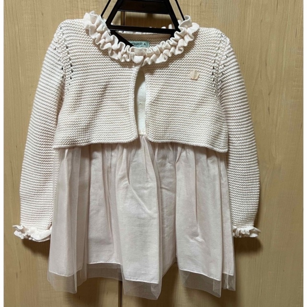 TOCCA(トッカ)のTOCCA♡美品！カーディガンとワンピースのセット♡ キッズ/ベビー/マタニティのキッズ服女の子用(90cm~)(ワンピース)の商品写真