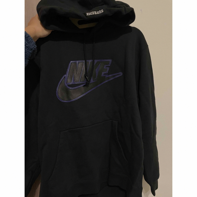 NIKE×supreme パーカー　BLK L シュプリーム