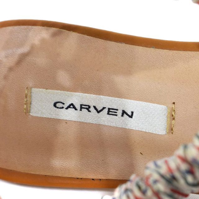 CARVEN(カルヴェン)のカルヴェン CARVEN 配色 デザイン サンダル フラット ストラップ 36 レディースの靴/シューズ(サンダル)の商品写真