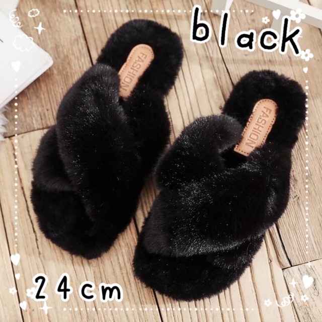ルームシューズ もこもこ スリッパ フェイクファー シンプル かわいい bluke.com.br