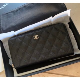 シャネル(CHANEL)のミラコ シャネル クラシック ロング ファスナー 長財布 (長財布)