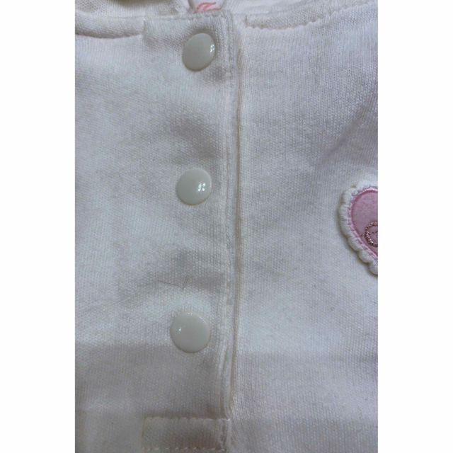 Shirley Temple(シャーリーテンプル)のシャーリーテンプル トップス うさぎ もふもふ 70 キッズ/ベビー/マタニティのキッズ服女の子用(90cm~)(Tシャツ/カットソー)の商品写真
