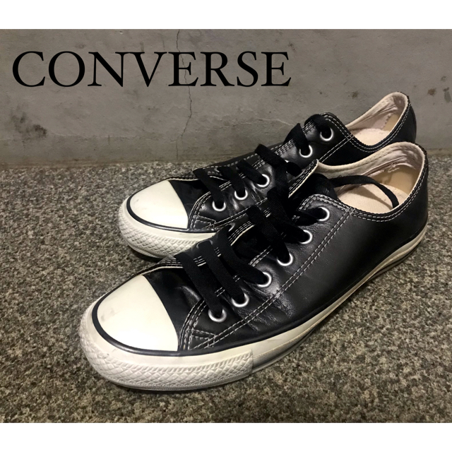 CONVERSE(コンバース)の古着 CONVERSE ALL STAR オールスター　レザー　スニーカー　  レディースの靴/シューズ(スニーカー)の商品写真