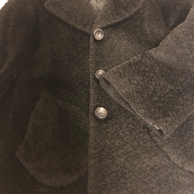 マーレンダム　アルパカ　ジャケット　コート　黒 レディースのジャケット/アウター(その他)の商品写真