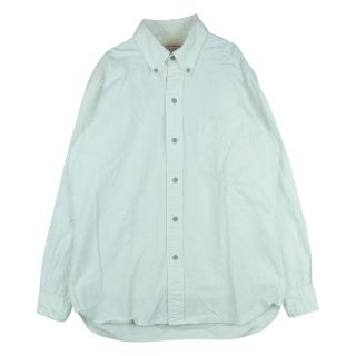 ボンクラ(BONCOURA)のBONCOURA ボンクラ BD Long sleeve shirt ボタンダウン 長袖 シャツ コットン 日本製 ホワイト系 38【中古】(シャツ)