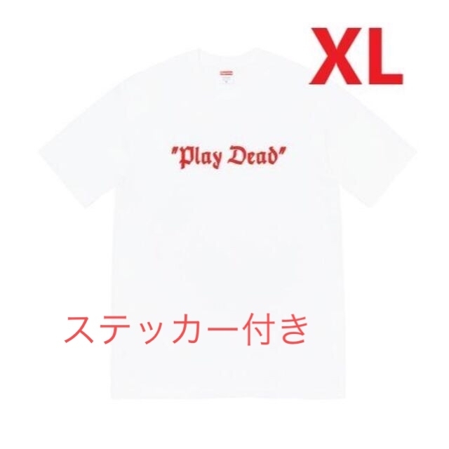 Supreme Play Dead Tee White