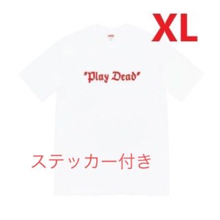 シュプリーム(Supreme)のSupreme Play Dead Tee White(Tシャツ/カットソー(半袖/袖なし))