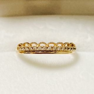 ジュエリーツツミ(JEWELRY TSUTSUMI)のお値下げ♡K10 重ねづけ風 ダイヤリング(リング(指輪))