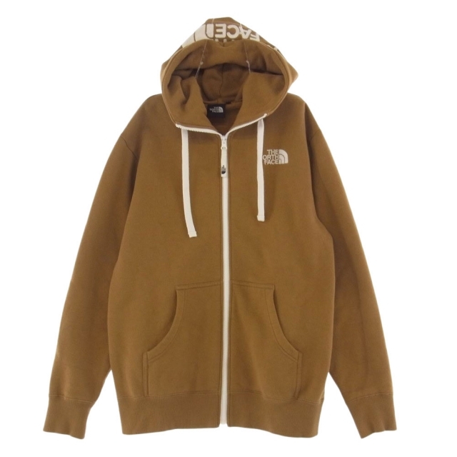 ノースフェイス パーカー NT11930 Rearview FullZip Hoodie ジップ スウェット パーカー ブラウン系 ベージュ系 M