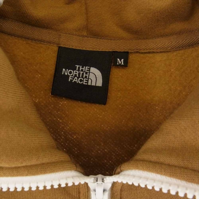 THE NORTH FACE(ザノースフェイス)のノースフェイス パーカー NT11930 Rearview FullZip Hoodie ジップ スウェット パーカー ブラウン系 ベージュ系 M【中古】 メンズのトップス(パーカー)の商品写真