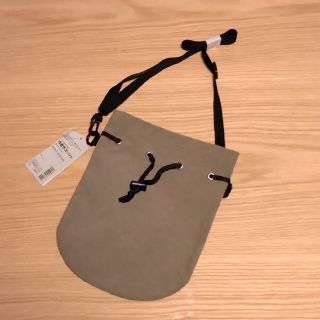 ムジルシリョウヒン(MUJI (無印良品))のMUJI Labo リップルナイロン巾着サコッシュ(ショルダーバッグ)