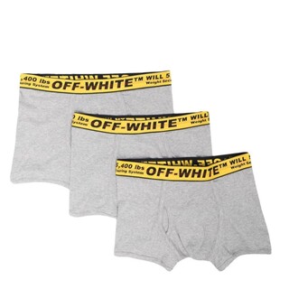 オフホワイト(OFF-WHITE)のOFF−WHITE ボクサーパンツ 3枚セット(ボクサーパンツ)