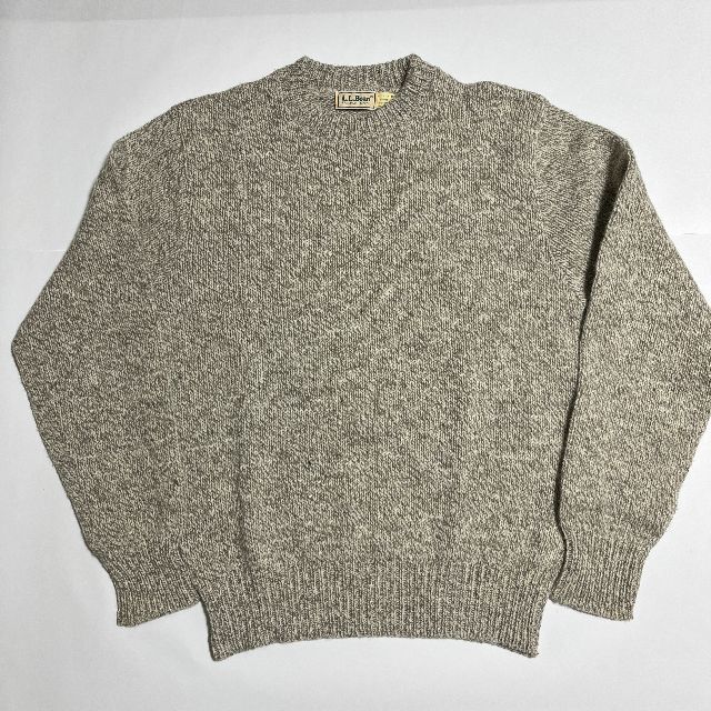 灰色サイズ【ヴィンテージ】80s L.L.Bean クルーネックセーター