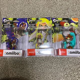 ニンテンドースイッチ(Nintendo Switch)のSplatoon3 スプラトゥーン3 amiibo アミーボ　3種類セット(ゲームキャラクター)