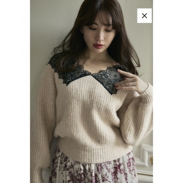 Her lip to(ハーリップトゥ)のherlipto Wool-Blend Pullover レディースのトップス(ニット/セーター)の商品写真