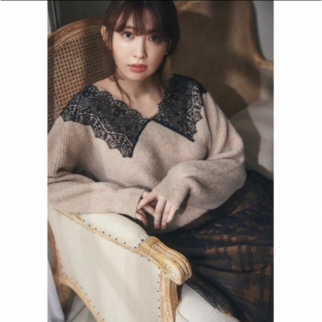 Her lip to(ハーリップトゥ)のherlipto Wool-Blend Pullover レディースのトップス(ニット/セーター)の商品写真