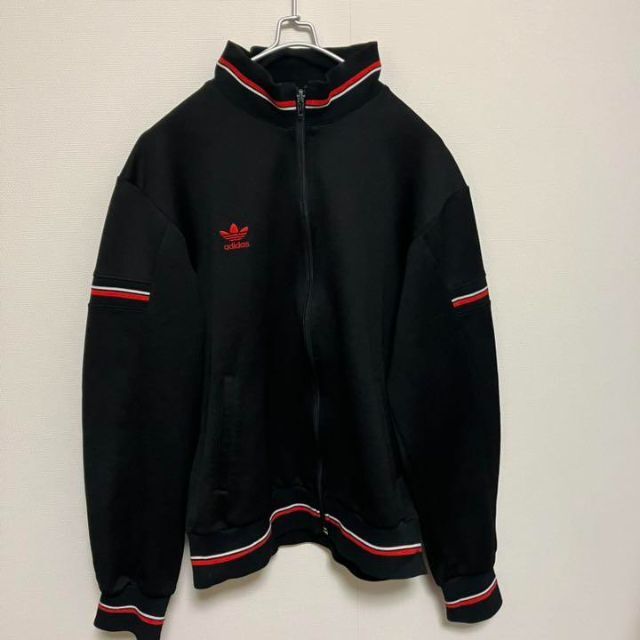 【超希少✨️】80s adidas デサント製トラックジャケット ネイビー ブルー