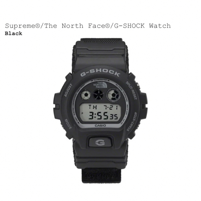 Supreme The North Face G-SHOCK  Black