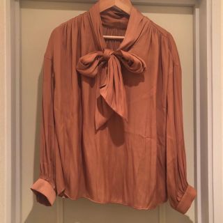 ビーミング ライフストア バイ ビームス(B:MING LIFE STORE by BEAMS)のbeams ribbon blouse🤎🧡(シャツ/ブラウス(長袖/七分))