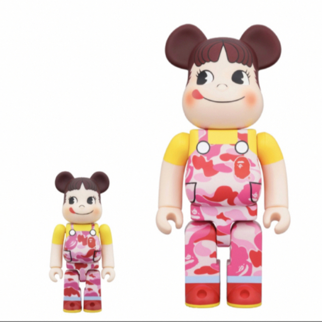 ファッショ BE@RBRICK BAPE(R) ペコちゃん 100％ & 400％ ピンクの として