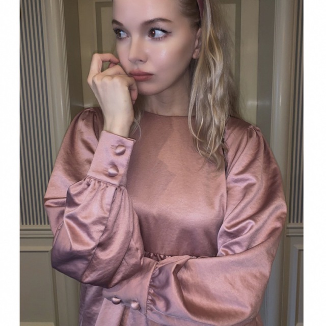 Lochie(ロキエ)のepine pink ribbon one-piece🎀 レディースのワンピース(ミニワンピース)の商品写真