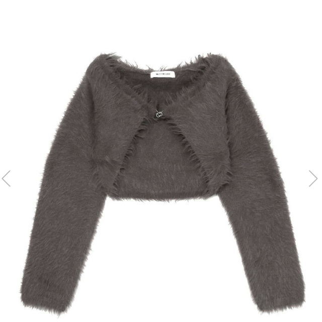 Bubbles(バブルス)のmelt the lady minimal knit cardigan レディースのトップス(カーディガン)の商品写真