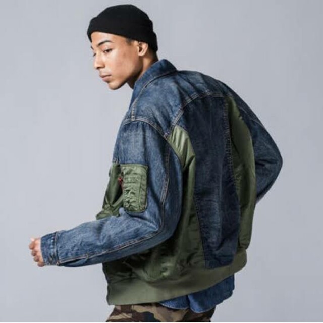 Levi’s  MA-1 ハイブリッド トラッカージャケット  デニム