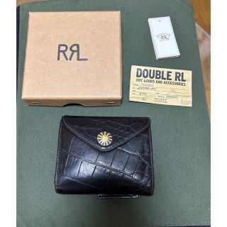 ダブルアールエル(RRL)のRRL ダブルアールエル クロコダイル エンボスド レザーウォレット(折り財布)