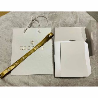 コスメデコルテ(COSME DECORTE)のDECORTE プレゼント箱 コスメデコルテ ショップ袋 リボン(ショップ袋)