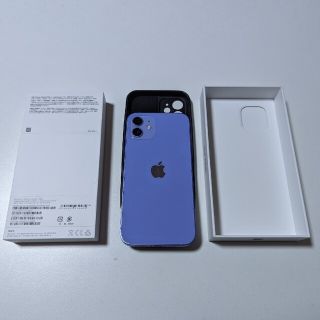 アップル(Apple)のiPhone12　64GB パープル　本体　美品(スマートフォン本体)