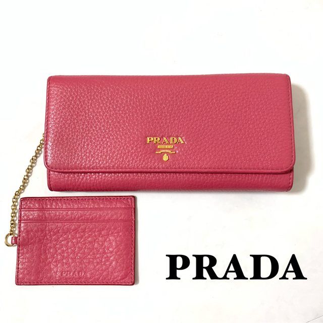 プラダ 長財布 極美品