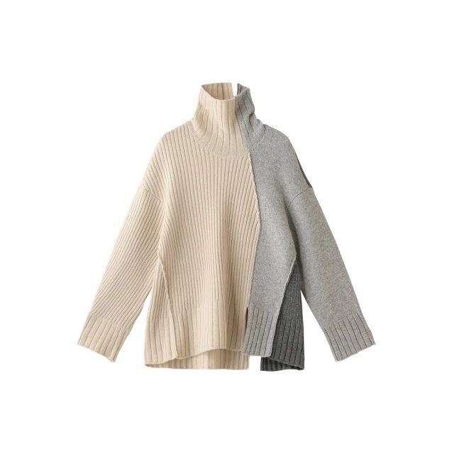ujoh Cropped Turtle Neck Knit  美品タートルニット