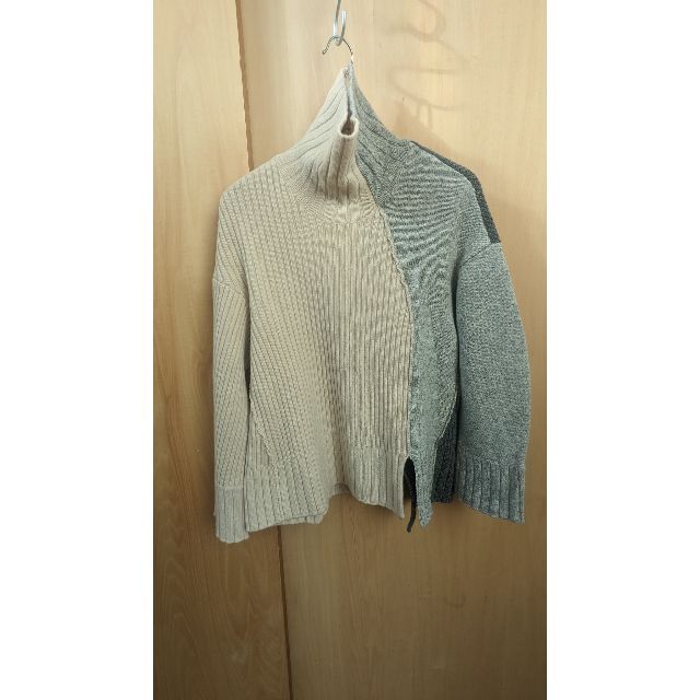 SALE UJOH ウジョー Cropped Turtle Neck Knit
