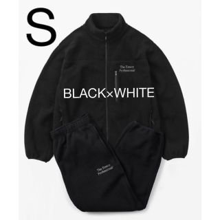 ワンエルディーケーセレクト(1LDK SELECT)のennoy polartec city fleece BLACK×WHITE (ブルゾン)